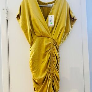 Endless rose gold ruche dress